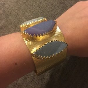 Druzy Cuff Bracelet